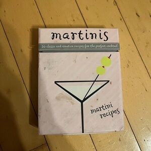 Martini Recipe Card Deck Cocktail Recipes